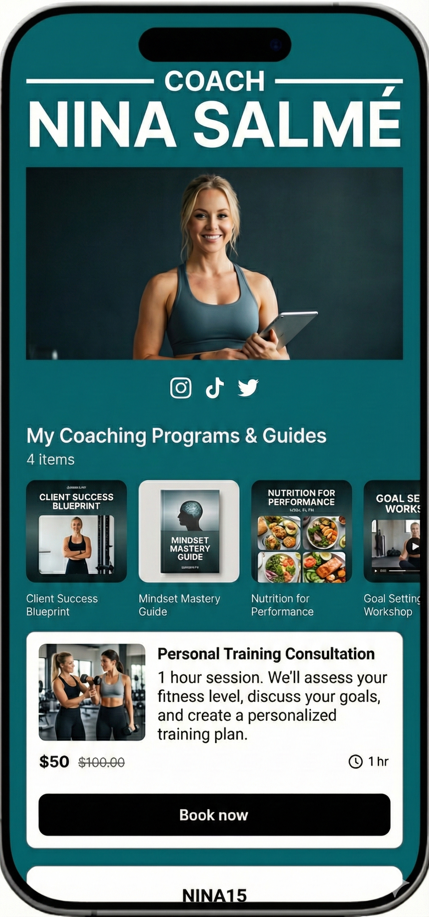 Superar App Interface